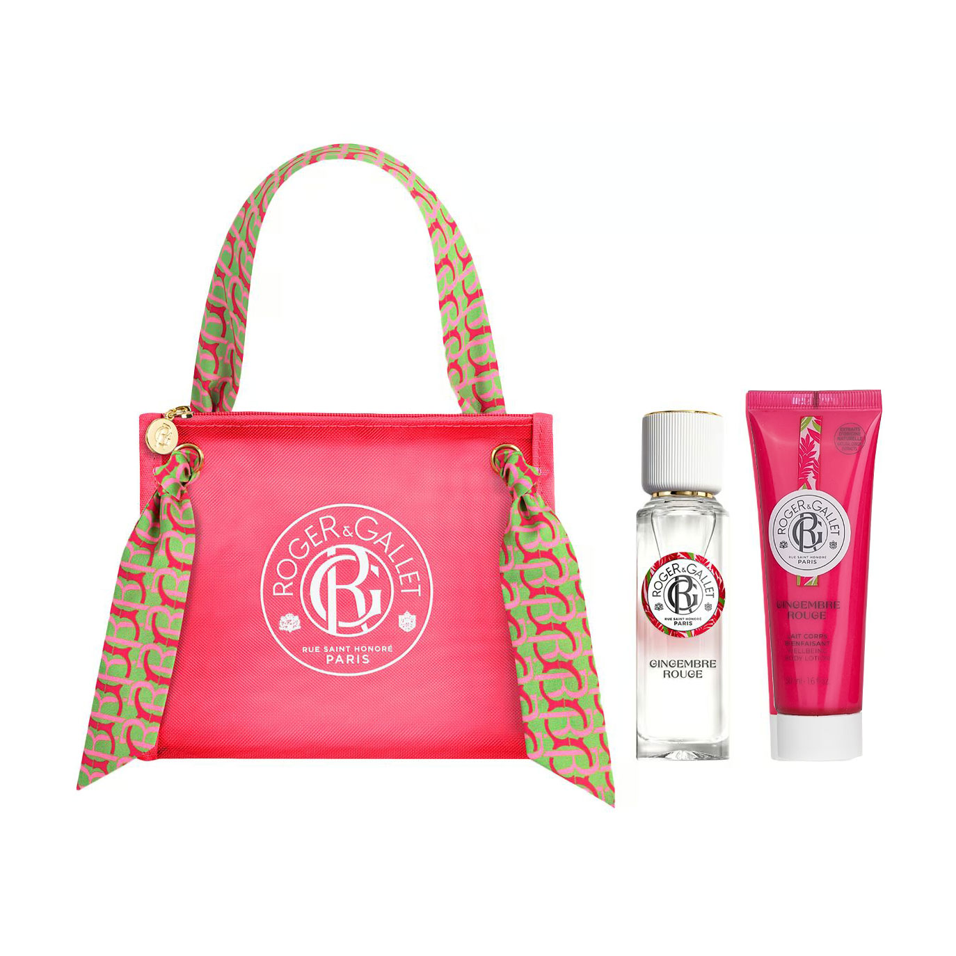 Парфумований набір жіночий Roger &amp; Gallet Gingembre Rouge (парфумована вода, 30 мл + молочко для тіла, 50 мл)